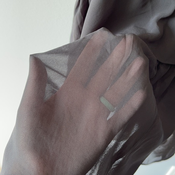 3 for $20 || ASOS black sheer spaghetti strap top never worn 4 - Picture 4 of 6